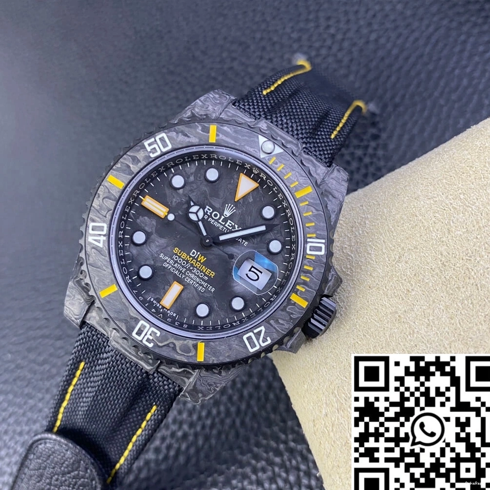 Submariner Carbon DIW Bezel Factory VS Black Fiber Rolex 0506